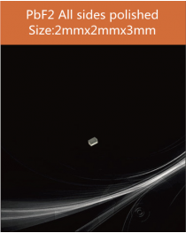 PbF2 crystal, Europium doped Calcium Fluoride scintillator, PbF2 Calcium Fluoride Scintillation crystal Material ,2x2x3mm